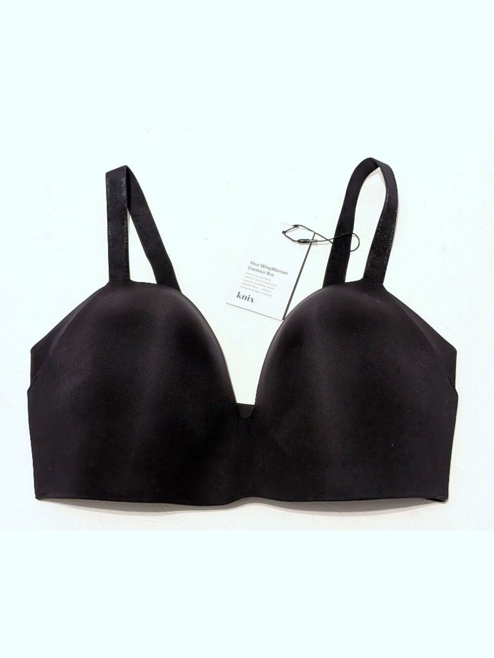 NWT Knix Women's WingWoman Contour Bra 36E BLACK